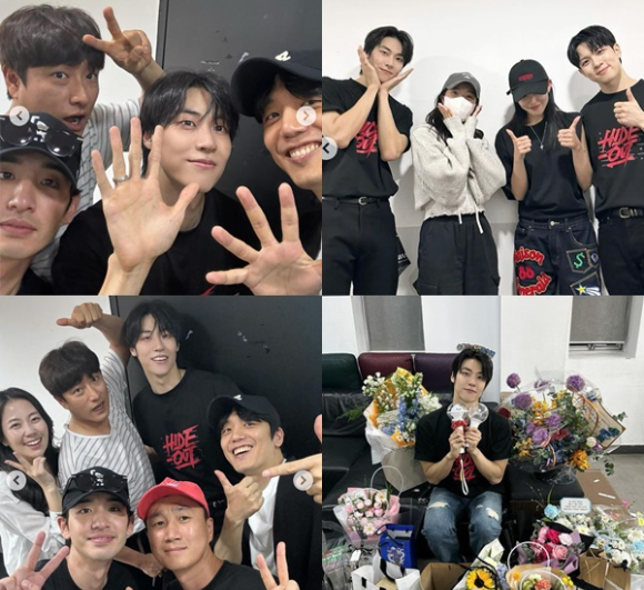 배우 이승협을 응원하기 위해 '선재 업고 튀어' 팀이 엔플라잉 콘서트를 함께 했다. [사진=이승협 인스타그램]