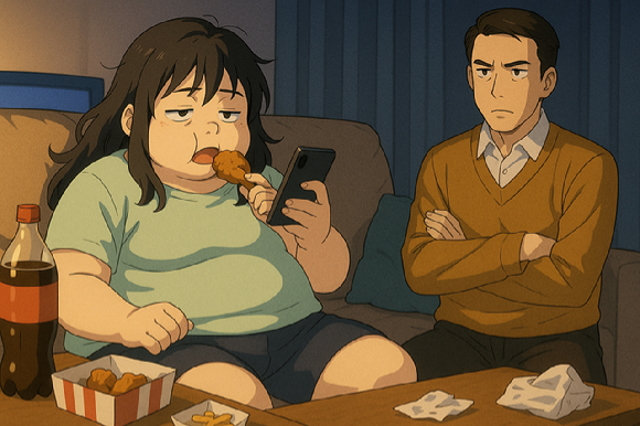 하는 일 없이 빈둥거리는 아내 때문에 속앓이하는 남편의 사연이 전해졌다. 사진은 AI로 생성한 이미지로, 본 기사 내용과 무관. [사진=챗GPT]