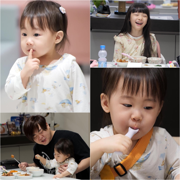 가수 문희준이 '슈퍼맨이 돌아왔다'에서 둘째 아들 희우를 첫 공개했다. [사진=KBS]