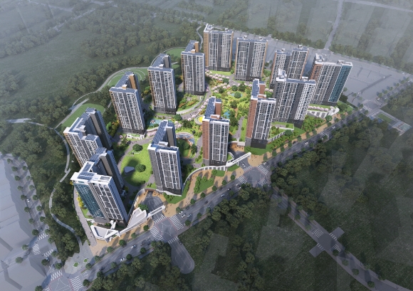 힐스테이트 검단 웰카운티 조감도. [사진=현대건설]