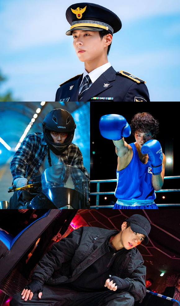 배우 박보검이 JTBC 드라마 '굿보이'에서 열연하고 있다. [사진=SLL, 스튜디오앤뉴, 드라마하우스스튜디오]