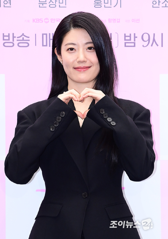 배우 남지현이 30일 오후 서울 마포구 스탠포드호텔에서 열린 KBS2 새 토일 미니시리즈 '은애하는 도적님아' 제작발표회에 참석하고 있다. [사진=정소희 기자]