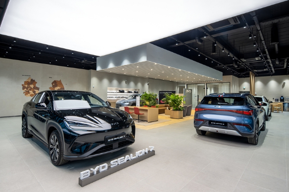 BYD Auto 용인 전시장 실내. [사진=BYD코리아]