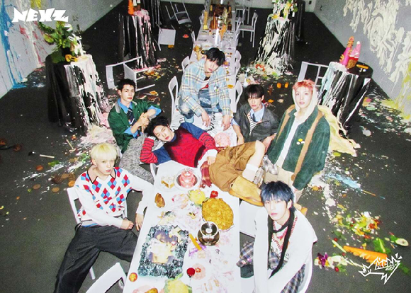 넥스지 단체 콘셉트 포토 [사진=JYP엔터테인먼트]