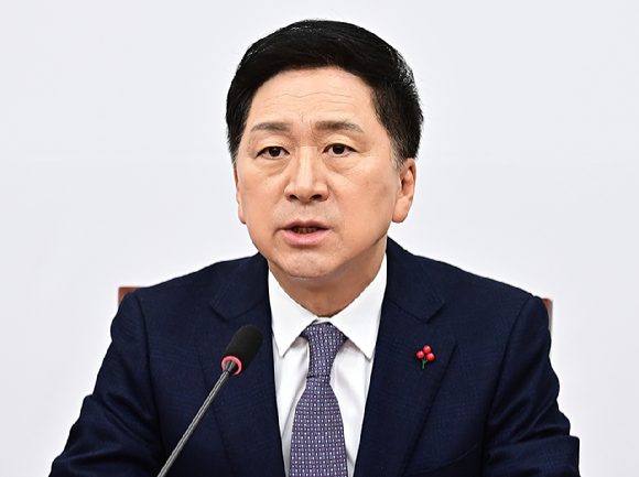 김기현 국민의힘 당대표가 30일 오전 서울 여의도 국회에서 열린 최고위원회의에서 발언하고 있다. [사진=곽영래 기자]
