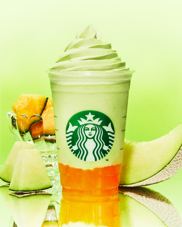 더 멜론 오브 멜론 프라푸치노. [사진=스타벅스 코리아 제공]