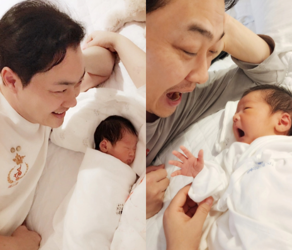 가수 이성진이 아들과 함께 시간을 보내고 있는 사진을 공개했다. [사진=이성진 SNS]