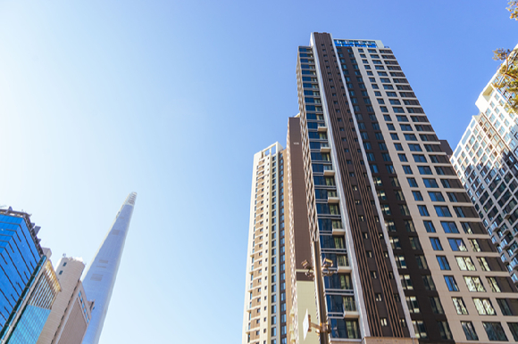 20일 입주를 앞둔 서울 송파구 신천동 '잠실 르엘' 시공 현장. [사진=김민지 기자]