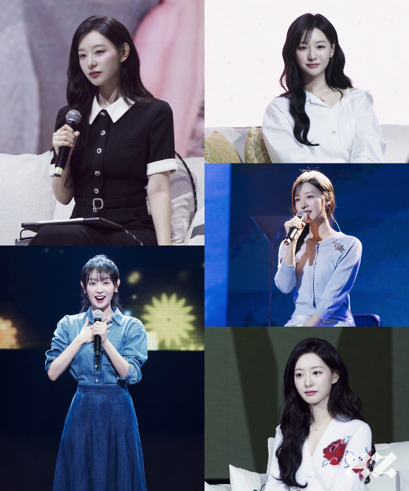 배우 김지원이 첫 아시아 팬미팅 투어에서 팬들을 만나고 있다. [사진=하이지음스튜디오]