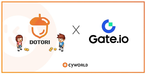 싸이월드 공식 블록체인 도토리(DTR) 코인이 글로벌 가상자산 거래소 게이트아이오(Gate.io)에 상장된다. [사진=싸이월드제트]