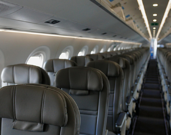 비행기 실내 이미지. 기사와 직접적인 관련이 없는 사진 [사진=픽셀스]