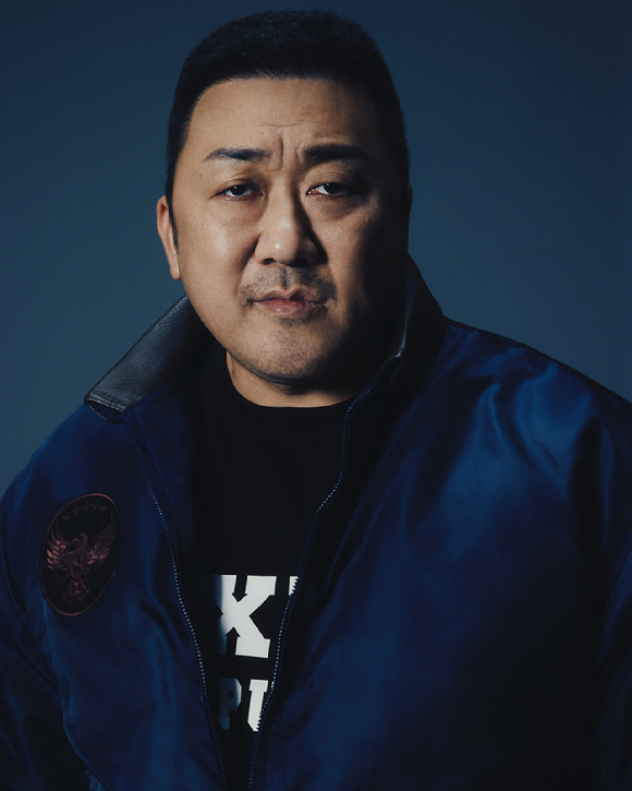 배우 마동석이 넷플릭스 영화 '황야'(감독 허명행) 인터뷰에 앞서 포즈를 취하고 있다. [사진=넷플릭스]