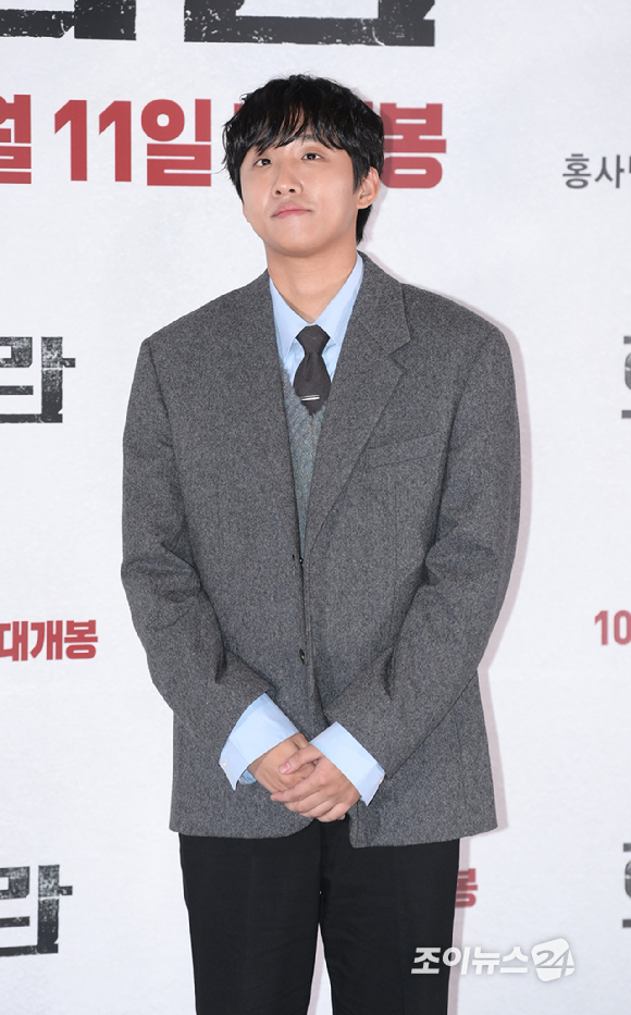 배우 홍사빈이 22일 오후 서울 강남구 삼성동 메가박스 코엑스에서 열린 영화 '화란'(감독 김창훈) 언론시사회에 참석하고 있다. [사진=정소희 기자]