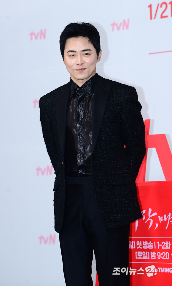 배우 조정석이 16일 오후 서울 구로구 라마다 호텔에서 열린 tvN 새 토일 드라마 '세작, 매혹된 자들' 제작발표회에 참석하고 있다. [사진=정소희 기자]