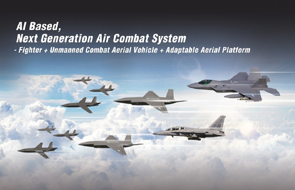 중동 사막을 달리고 있는 K9 자주포의 모습. [사진=한화에어로스페이스]