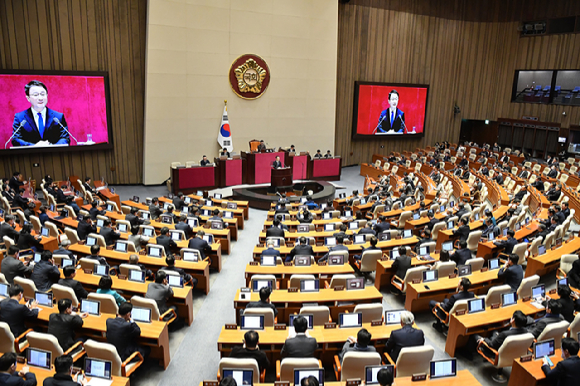 국회 본회의장 [사진=곽영래 기자]