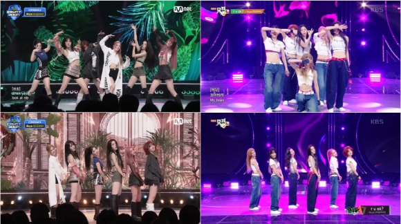 이프아이가 단체 사진을 촬영하고 있다. [사진=하이헷엔터테인먼트]