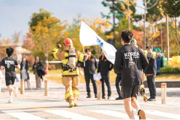 올해 11월 진행된 119 메모리얼데이 행사 현장 모습. [사진=LGU+]