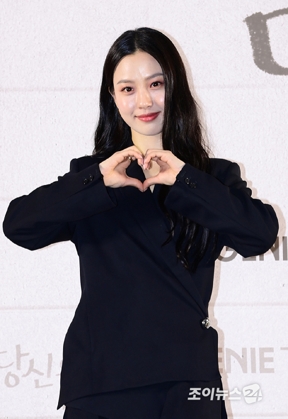배우 고민시가 8일 오후 서울 마포구 상암동 스탠포드 호텔에서 진행된 지니 TV 오리지널 '당신의 맛' 제작발표회에 참석하고 있다. [사진=정소희 기자]