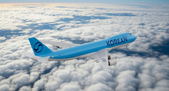 대한항공의 B747-8F 항공기. [사진=대한항공]