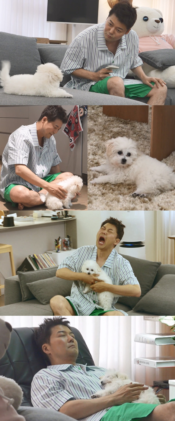 '나혼산' 전현무, 부모님 위한 반려견 입양 "번식장서 구조, 기안84 도움 받아"