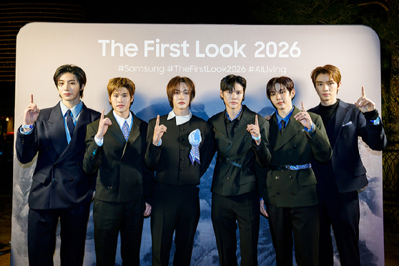 라이즈 CES 2026 삼성전자 '더 퍼스트룩' 현장 이미지 [사진=SM엔터테인먼트]