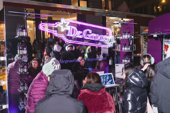 LG생활건강 닥터그루트의 미국 뉴욕 팝업 트럭 행사. [사진=LG생활건강]