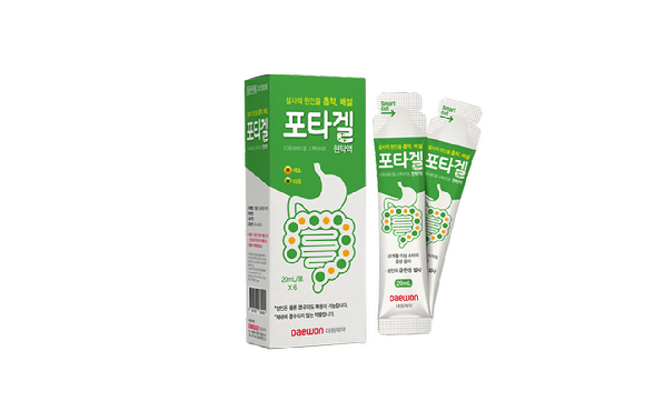 포타겔현탁액. [사진=대원제약 제공]