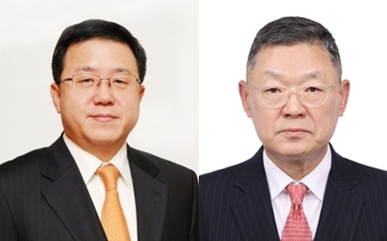 효성티앤씨 이창황(왼쪽)&middot;유영환 각자 대표이사 [사진=효성티앤씨]