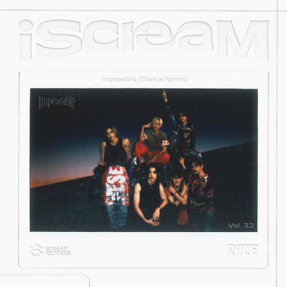 라이즈 'iScreaM Vol.32：Impossible Remix' 디지털 커버 이미지. [사진=SM엔터테인먼트]