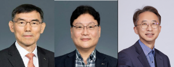 왼쪽부터 김성진 사내이사 후보, 정석모 기타 비상무이사 후보, 이상영 사외이사 후보. [사진=포스코퓨처엠]