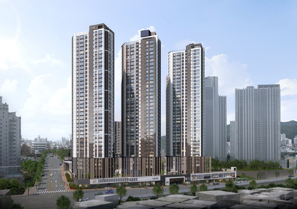 '힐스테이트 가야' 투시도 [사진=현대건설]