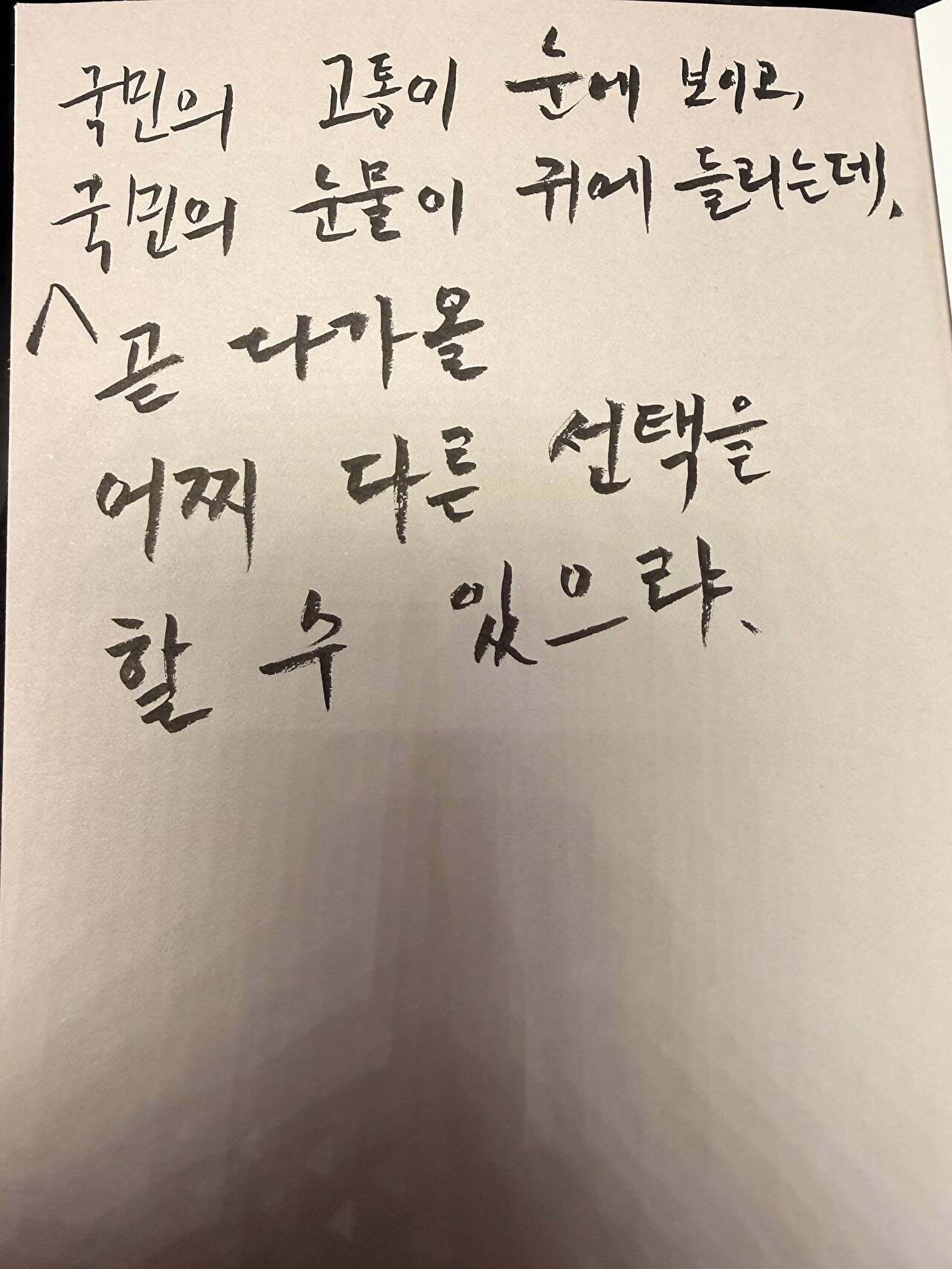 31일, 곽상언 더불어민주당 의원이 형사소송법 일부 개정안에 대한 국회 본회의 표결에서 반대표를 행사한 뒤 자신의 SNS에 올린 글. [사진=곽상언 더불어민주당 의원 SNS 페이지 캡쳐]