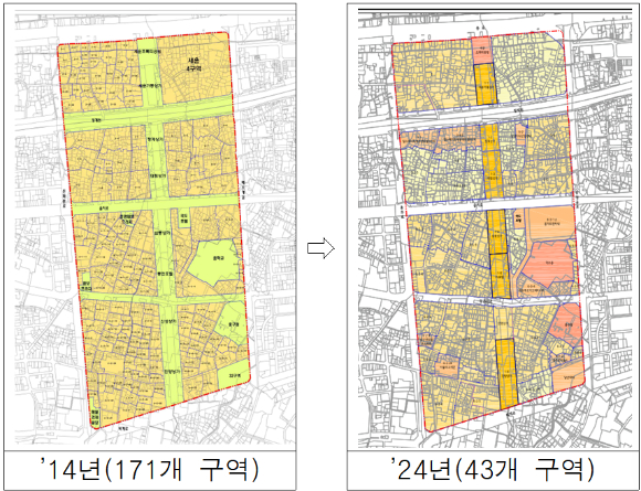 서울 종묘(宗廟)와 세운4구역의 모습. [사진=연합뉴스]