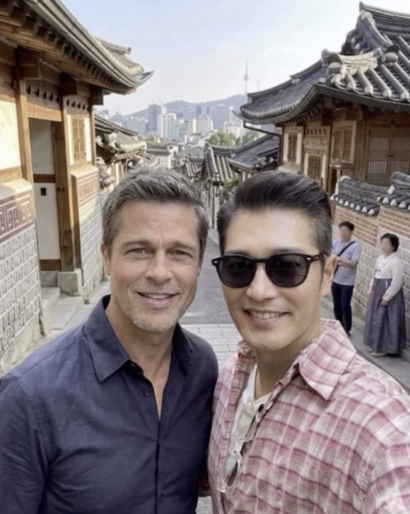 배우 강성연이 재혼 남편과 함께 찍은 사진을 공개했다. [사진=강성연 인스타그램 ]