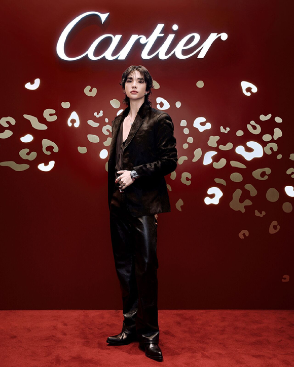 까르띠에 연말파티에 참석한 앰배서더 변우석 [사진=© Cartier]