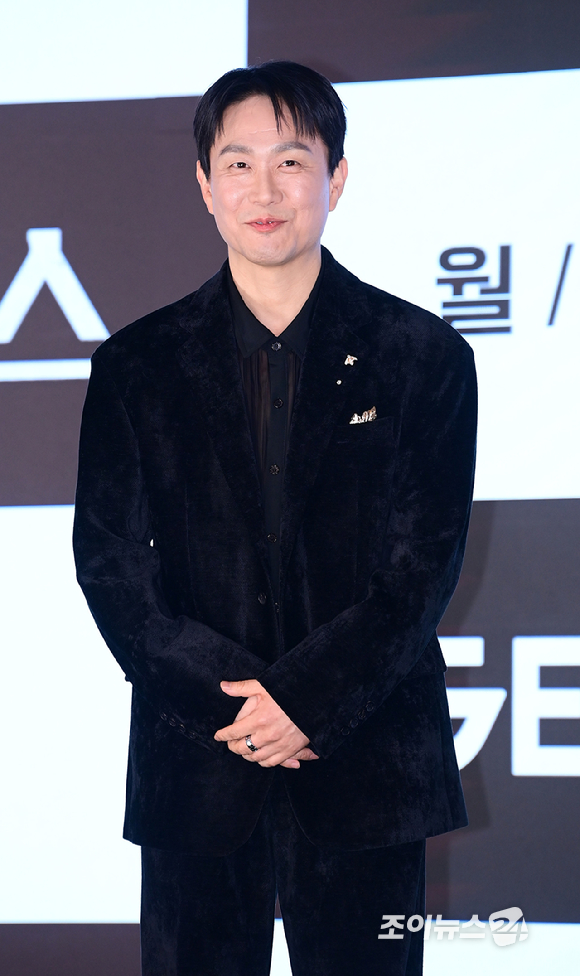 배우 오정세가 10일 오후 서울 구로구 더세인트에서 열린 ENA 월화드라마 '클라이맥스' 제작발표회에서 참석하고 있다. [사진=정소희 기자]