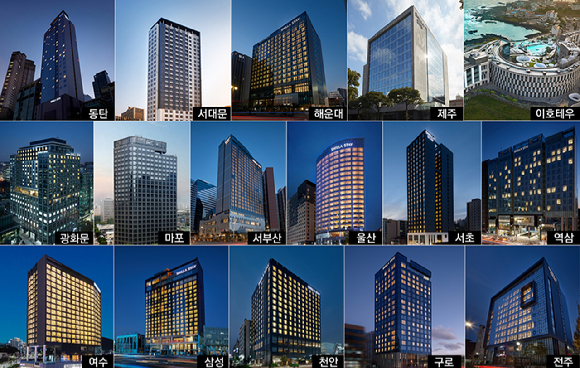 신라스테이 전 지점 전경. [사진=신라스테이]