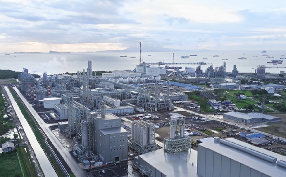 롯데케미칼 인도네시아(LCI) 석유화학단지 전경. [사진=롯데그룹]