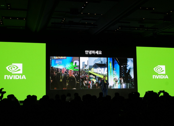 서울 코엑스에서 이틀간 열린 ‘엔비디아 AI 데이 서울’행사장 전경. [사진=엔비디아]