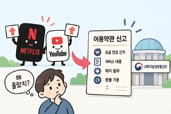 넷플릭스·유튜브 '묻지마 요금 인상' 제동…OTT 요금 신고제 추진