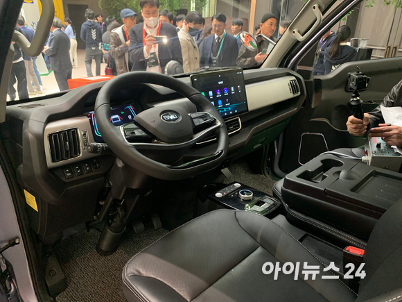 BYD 'T4K' 실내 [사진=김종성 기자]