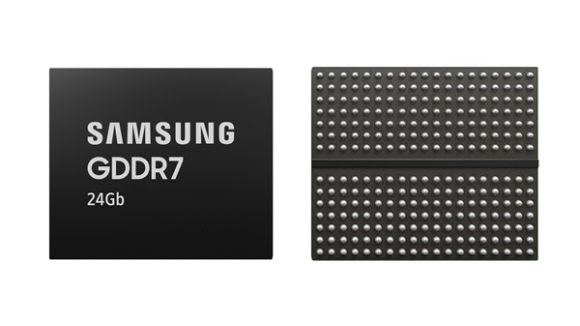 삼성전자 '24Gb GDDR7 D램' 제품 이미지. [사진=삼성전자]