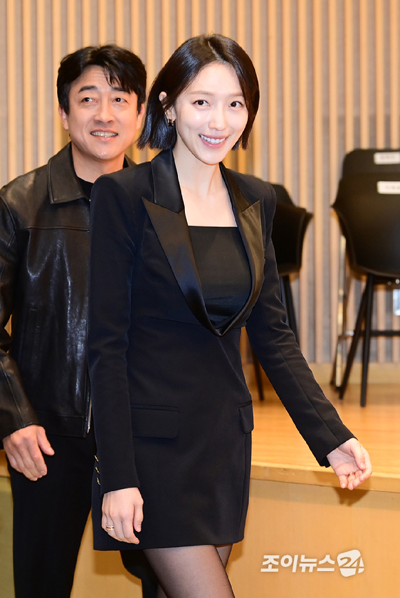 배우 표예진이 18일 오후 서울 양천구 목동 SBS에서 열린 SBS 새 금토드라마 '모범택시3' 제작발표회에 참석하고 있다. [사진=정소희 기자]