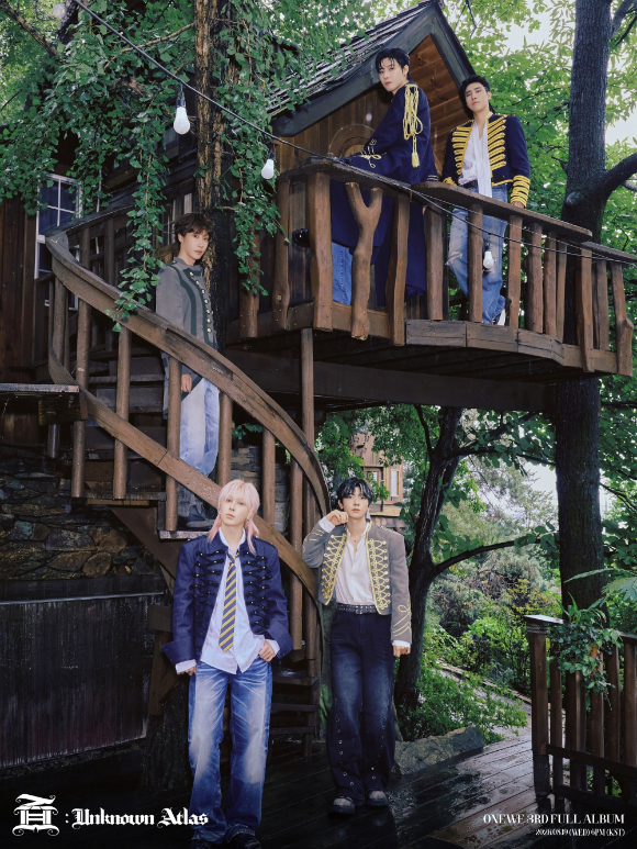 ONEWE 정규 3집 '面 : Unknown Atlas'(면 : 언노운 아틀라스) 포스터 [사진=알비더블유(RBW)]