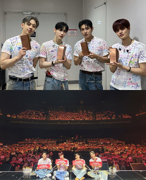 에이비식스 콘서트 현장 이미지 갈무리 [사진=브랜뉴뮤직]