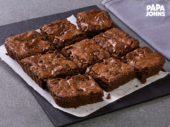 더블 초코칩 브라우니. [사진=파파존스]