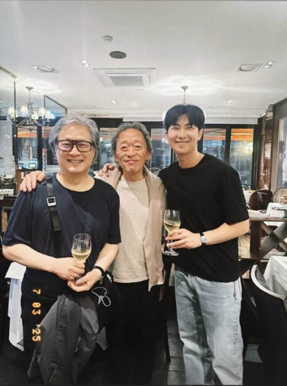 방탄소년단 RM 박찬욱 정명훈 [사진=RM SNS]