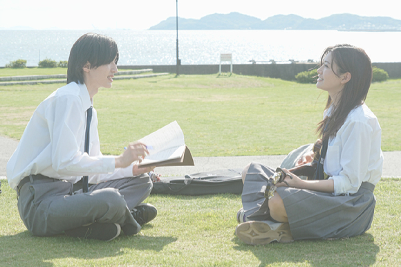 '네가 마지막으로 남긴 노래' 미치에다 슌스케와 누쿠미 메루 [사진=미디어캐슬]