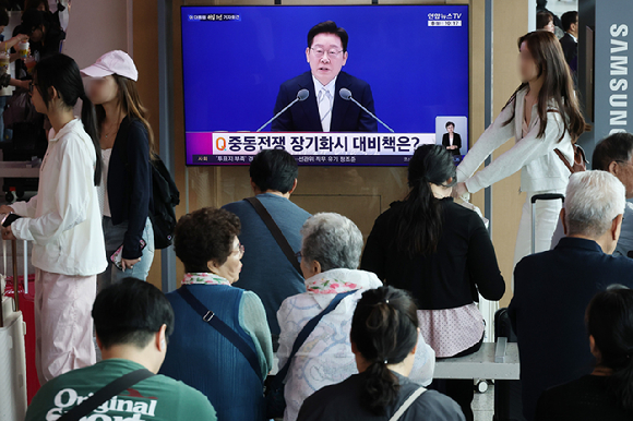이재명 대통령이 8일 청와대 영빈관에서 열린 취임 1주년 기자회견에서 발언하고 있다. 2026.6.8 [사진=연합뉴스]